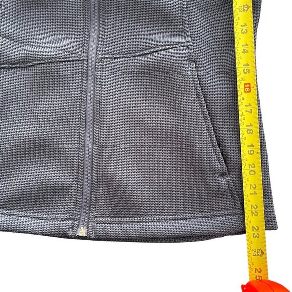 Spyder Active Sports Frontier Blue Ribbed Knit Basic Jacket Sportcore - Picture 6 of 12